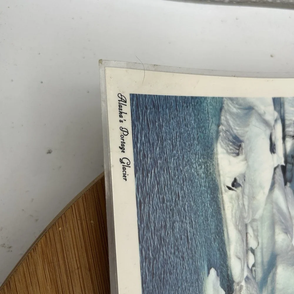 Vintage Alaskan Aerial‎ Placemats Photographer Jim Diane Set Of 2 - 17x12
